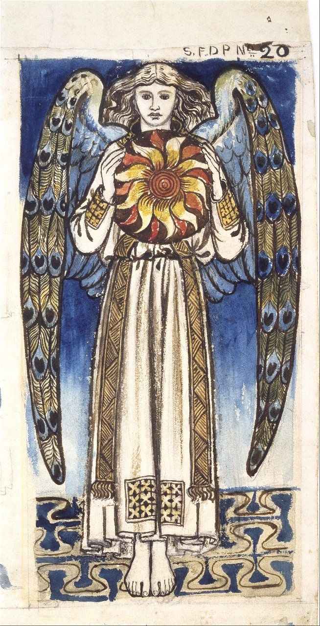 William Morris - Day- Angel Holding a Sun - Google Art Project