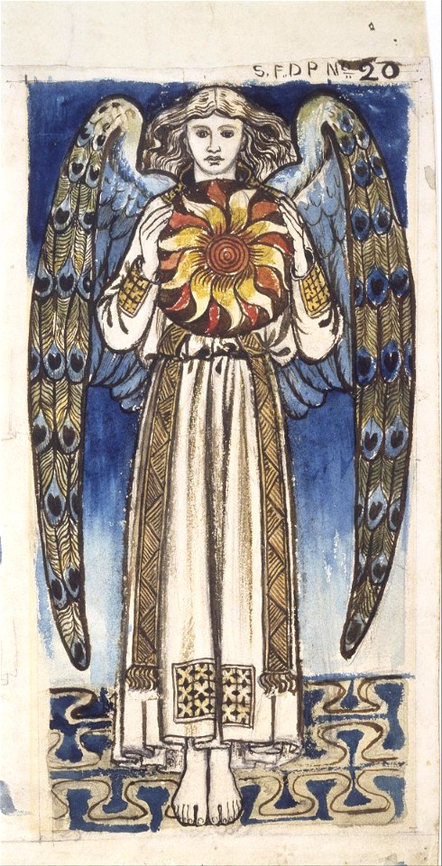 William Morris - Day- Angel Holding a Sun - Google Art Project