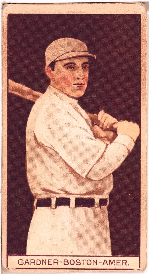 William Lawrence Gardner, Boston Red Sox, baseball card portrait LCCN2008678013