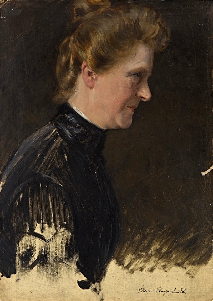 William Pape - Portraitstudie Marie Meyenhardt - BG-M 12010^12 - Berlinische Galerie