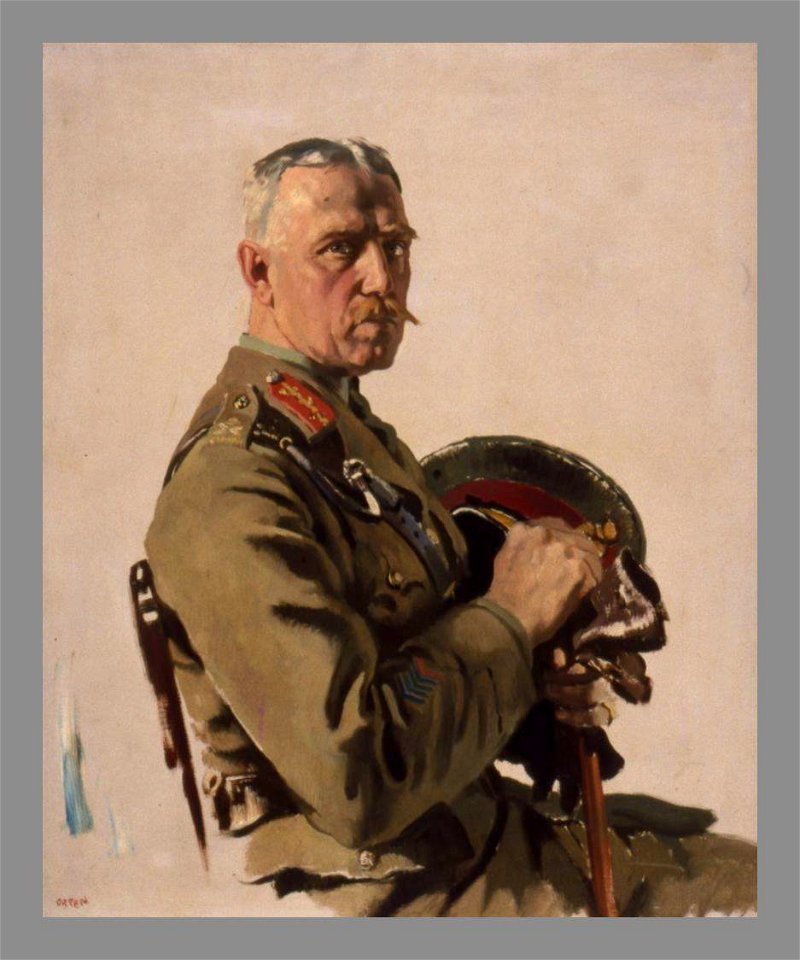 William Orpen-Major General Sir F.O.W. Loomis, KCB, CMG, DSO, and Bar CWM 19710261-0004