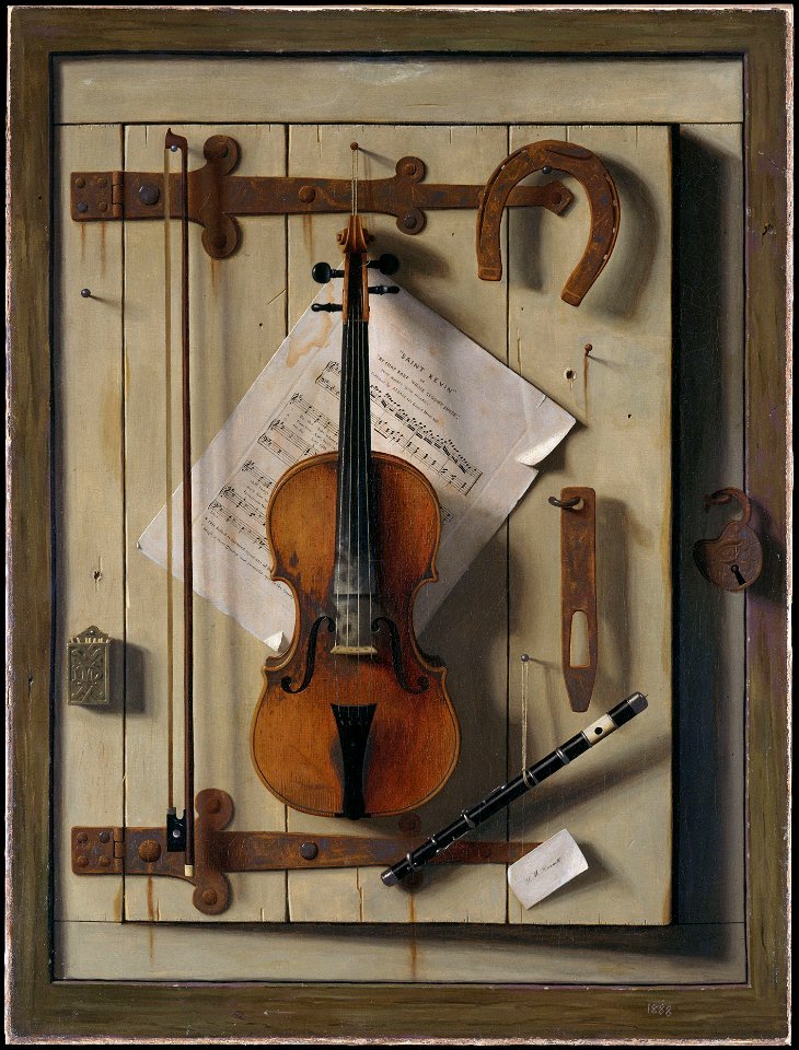 William Michael Harnett Still life Violin and MusicFXD