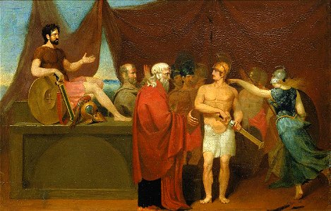 William Page - Quarrel of Achilles and Agamemnon - 1984.153.1 - Smithsonian American Art Museum