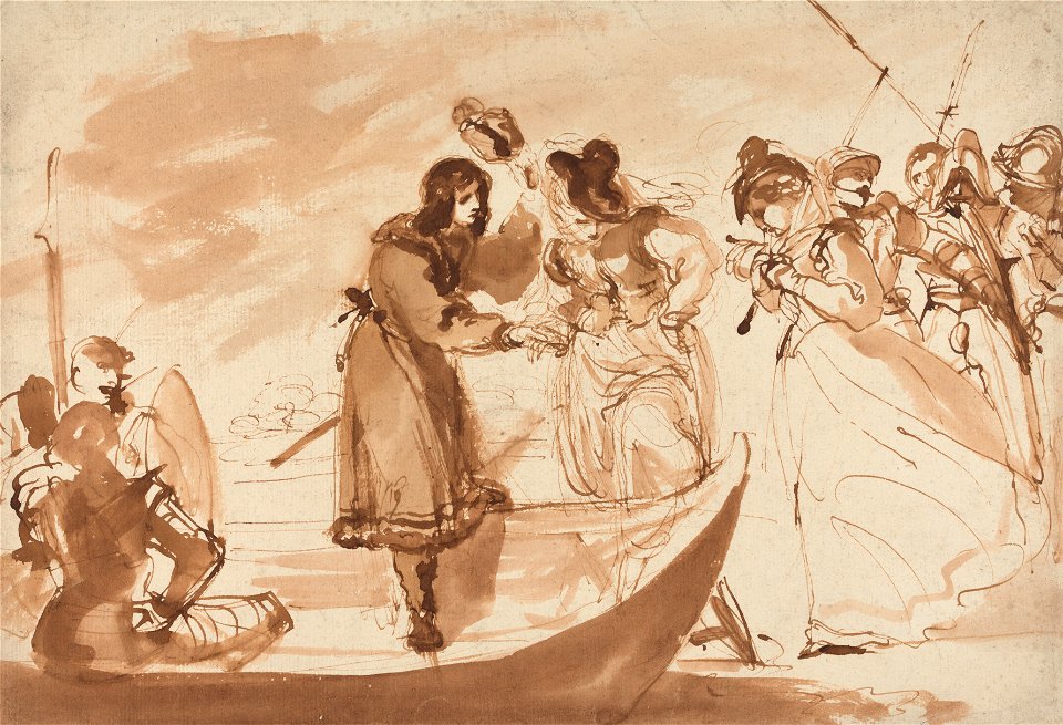 William Lock Ii - Mary, Queen of Scots, Embarking - Google Art Project