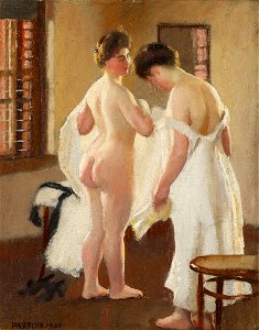 William McGregor Paxton - Women Dressing - 1994.185 - Indianapolis Museum of Art