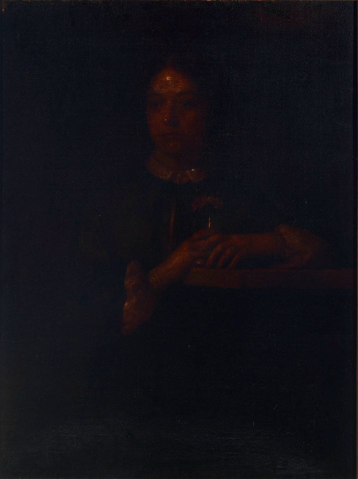 William Page - Sarah Leaning on a Bannister - 1974.94.2 - Smithsonian American Art Museum