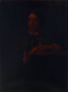 William Page - Sarah Leaning on a Bannister - 1974.94.2 - Smithsonian American Art Museum