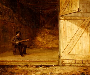 William Sidney Mount - The Banjo Player - 38.60 - Detroit Institute of Arts