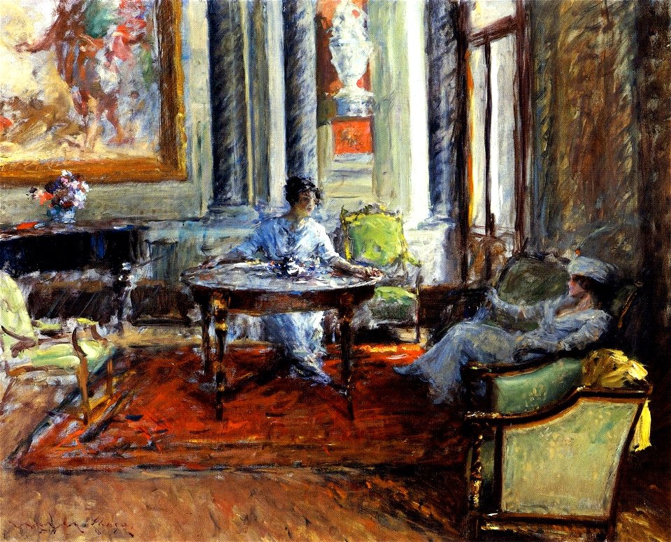 William Merritt Chase, 1913 - Friendly Advice