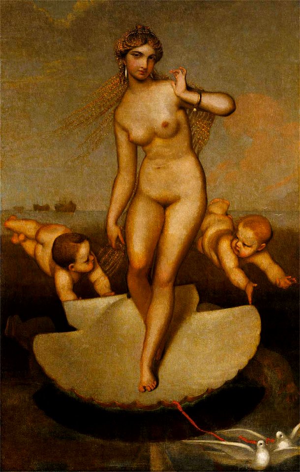 William Page - Venus Guiding Eneas and the Trojans to the Latin Shore - 1983.88 - Smithsonian American Art Museum