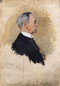 William Pape - Ohne Titel (Prinz Reuß früherer Botschafter jetzt Herrenhausmitglied, Schwarzer Adler-Orden) - BG-M 12008^12 - Berlinische Galerie