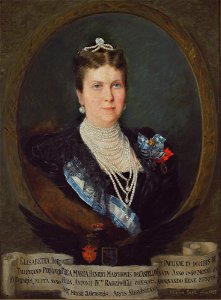 William Pape - Portrait of Elżbieta Radziwiłl née De Castellane (1840–1915) - M.Ob.2688 - National Museum in Warsaw
