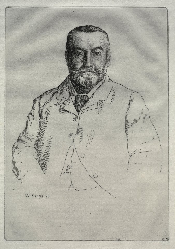 William Strang (British, 1859-1921) - Portrait of H. Cock - 1946.389 - Cleveland Museum of Art