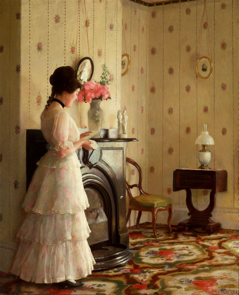 William McGregor Paxton - The Front Parlor - 105-1974 - Saint Louis Art Museum