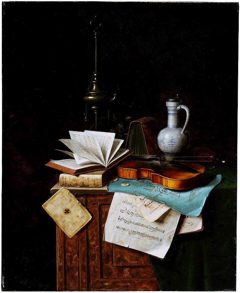 William Michael Harnett - Still Life with Violin - 2000.2 - Museum of Fine Arts