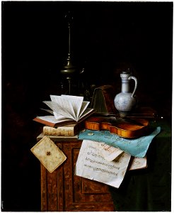William Michael Harnett - Still Life with Violin - 2000.2 - Museum of Fine Arts