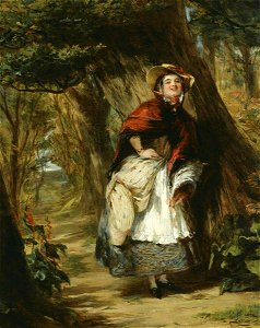 William Powell Frith (1819-1909) - Dolly Varden - T00041 - Tate. Free illustration for personal and commercial use.