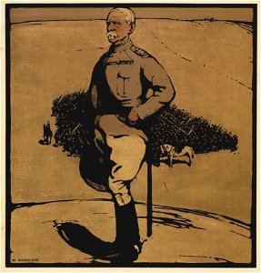 William Nicholson (British, 1872-1949) - Twelve Portraits, Lord Roberts - 2010.627 - Cleveland Museum of Art