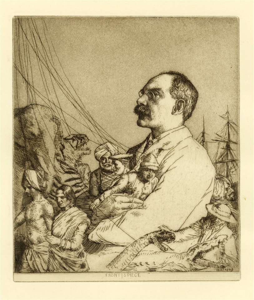 William Strang The author Rudyard Kipling