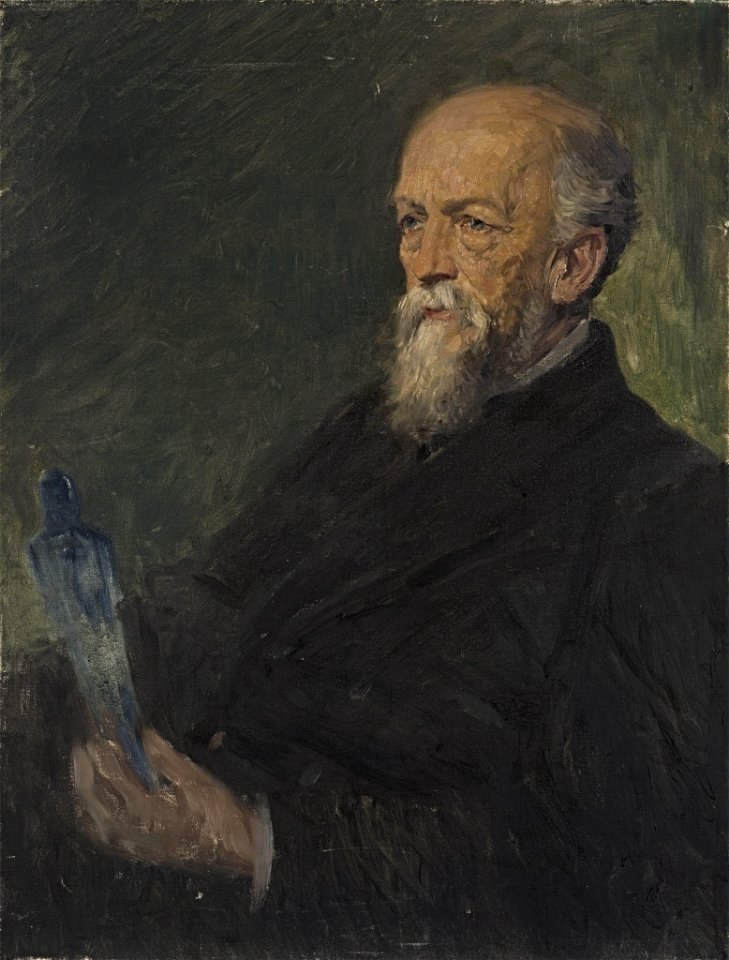William Pape - Ohne Titel (Mann mit Phiole) - BG-M 4704-91 - Berlinische Galerie