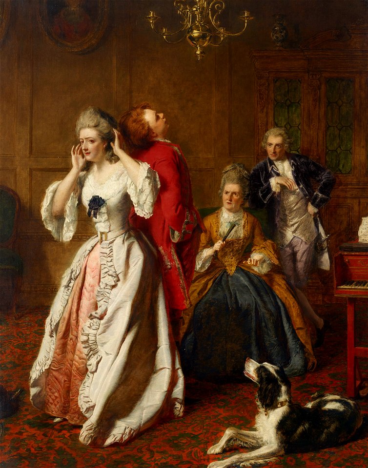 William powell frith ra scene from she stoops to conquer062217)