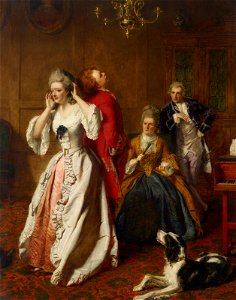 William powell frith ra scene from she stoops to conquer062217)