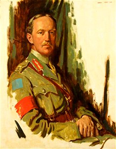 William Orpen-Major General L.J. Lipsett CB, CMG CWM 19710261-0540. Free illustration for personal and commercial use.