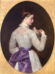 William Powell Frith The two doves 1869