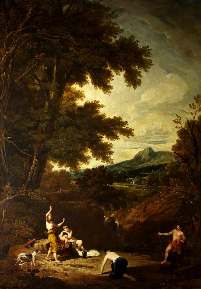 William Owen (1769-1825) - Classical Landscape with Diana and Actaeon - 732263 - National Trust