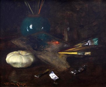 William Merritt Chase - My Palette - 1931.907.1 - Reading Public Museum