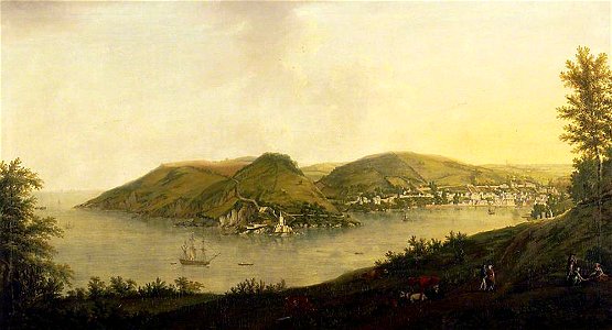 William Tomkins (c.1732-1792) - A View of Dartmouth Estuary - 726113 - National Trust