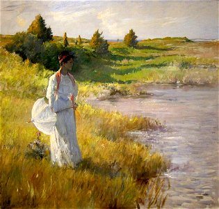 William Merritt Chase, 1895 - An Afternoon Stroll