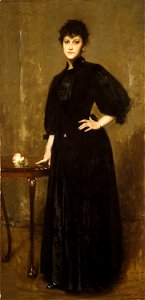William Merritt Chase, Lady in Black, 1888