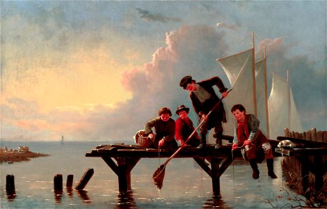 William Ranney - Boys Crabbing - Google Art Project