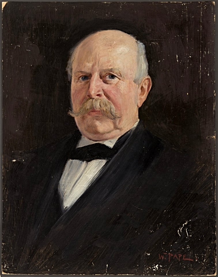 William Pape - Ohne Titel (männliche Portraitstudie) - BG-M 12033-12 - Berlinische Galerie