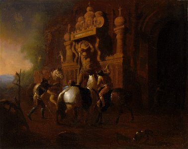 William Rimmer - Horses at a Fountain - 1975.583 - Art Institute of Chicago