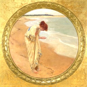 William Margetson - The sea hath its pearls - Google Art Project. Free illustration for personal and commercial use.