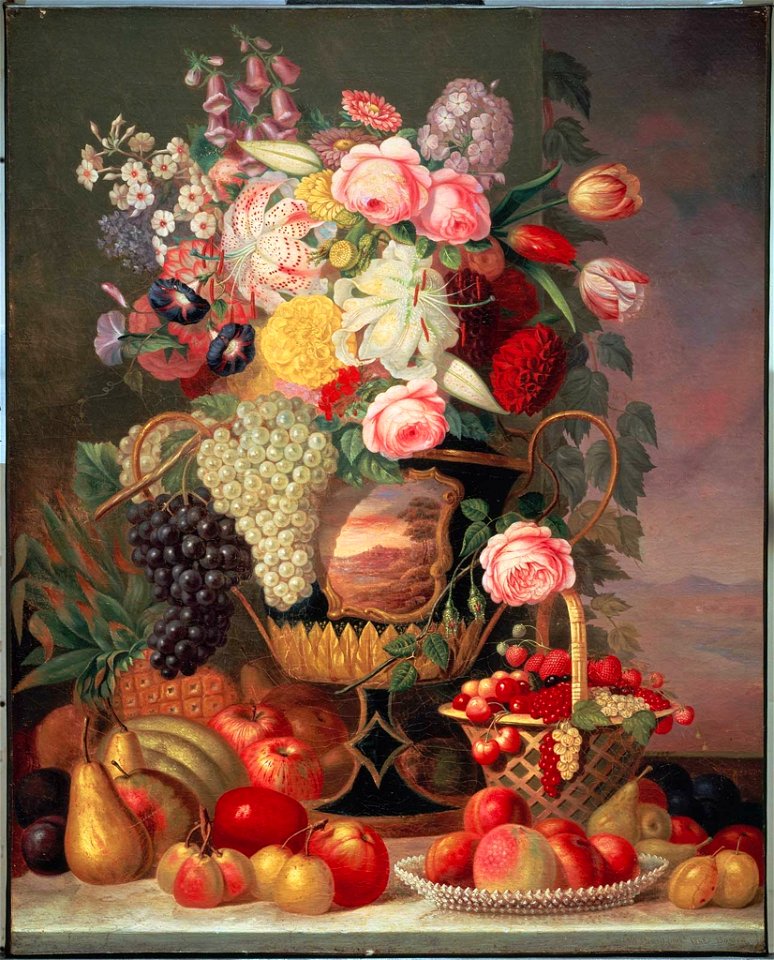 William Sharp - Fruit and Flower Piece - 64.449 - Museum of Fine Arts