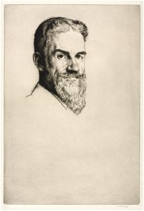 William Strang (British, 1859-1921) - George Bernard Shaw - 1946.388 - Cleveland Museum of Art