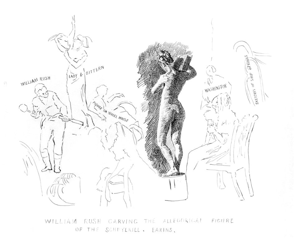 William Rush Carving The Allegorical Figure Of The Schuylkill G151A
