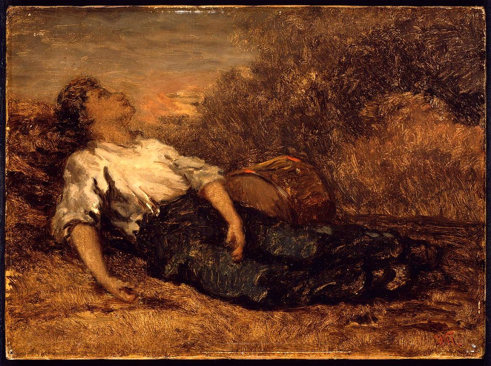William Morris Hunt - The Wounded Drummer Boy - 18.393 - Museum of Fine Arts