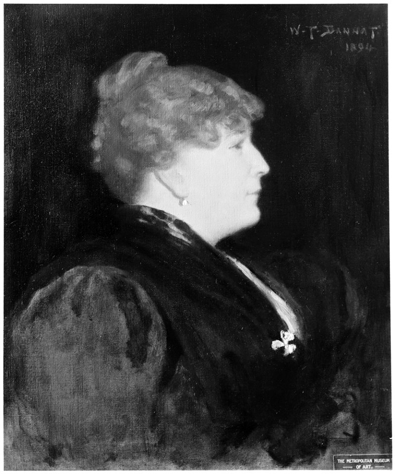 William T Dannat - Portrait of Margarette A. Jones (1894)
