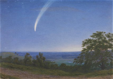 William Turner of Oxford 1859 Donati's Comet. Free illustration for personal and commercial use.