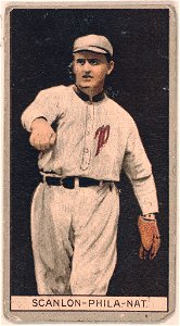 William Scanlon, Philadelphia Phillies, baseball card portrait LCCN2008677928