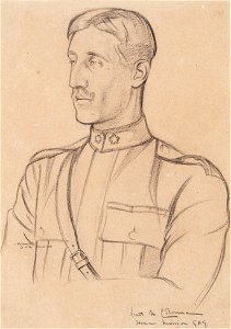 William Rothenstein - Rothenstein-98022 - Lieutenant M. Colonna - 1918
