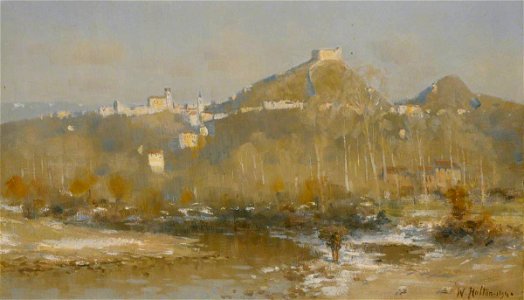William Stokes Hulton (1852-1921) - View of Asolo - 609125 - National Trust