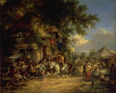 William Shayer (1787-1879) - A Village Festival - T00018 - Tate
