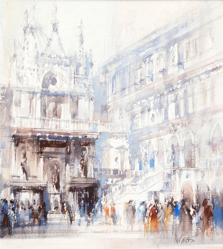 William Walcot - Doge's Palace courtyard, Chapel and Scala dei Giganti - 8943