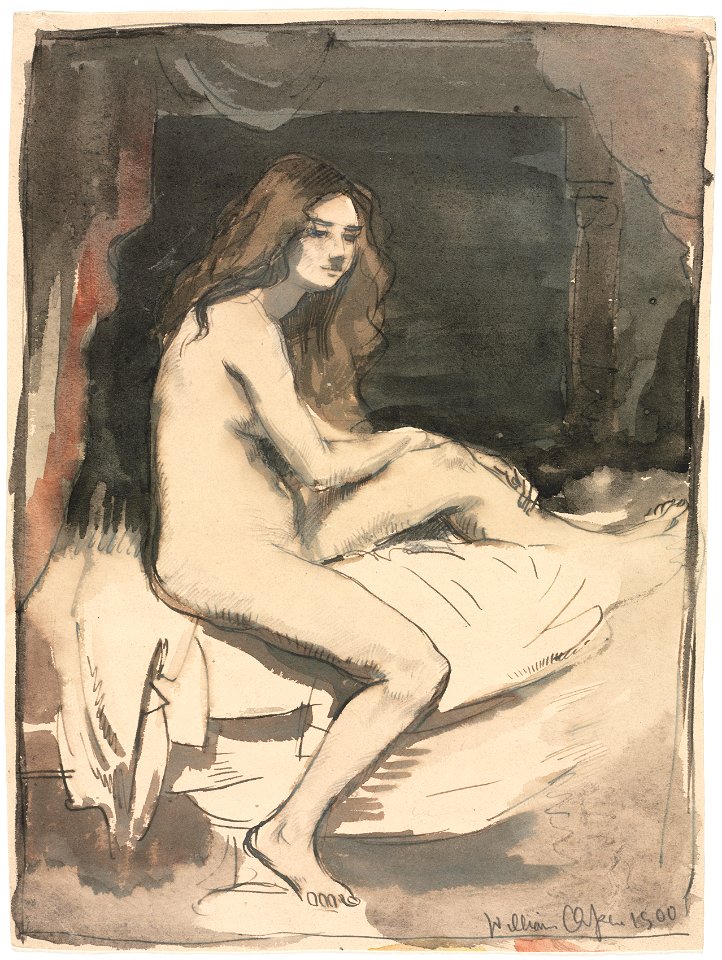 William Orpen (Irish, 1878-1931) - Nude Study - 1925.439 - Cleveland Museum of Art