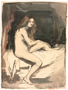 William Orpen (Irish, 1878-1931) - Nude Study - 1925.439 - Cleveland Museum of Art